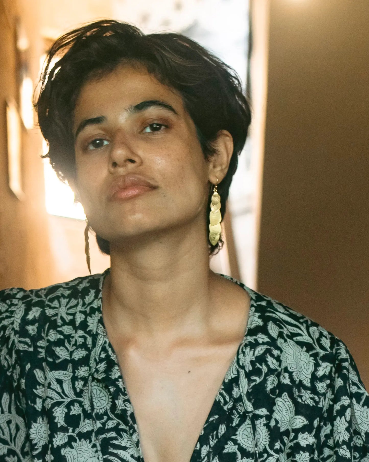 Cascade Leaf Earrings