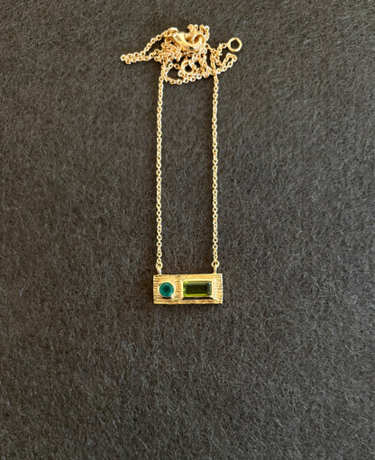 Braided Flame Necklace
